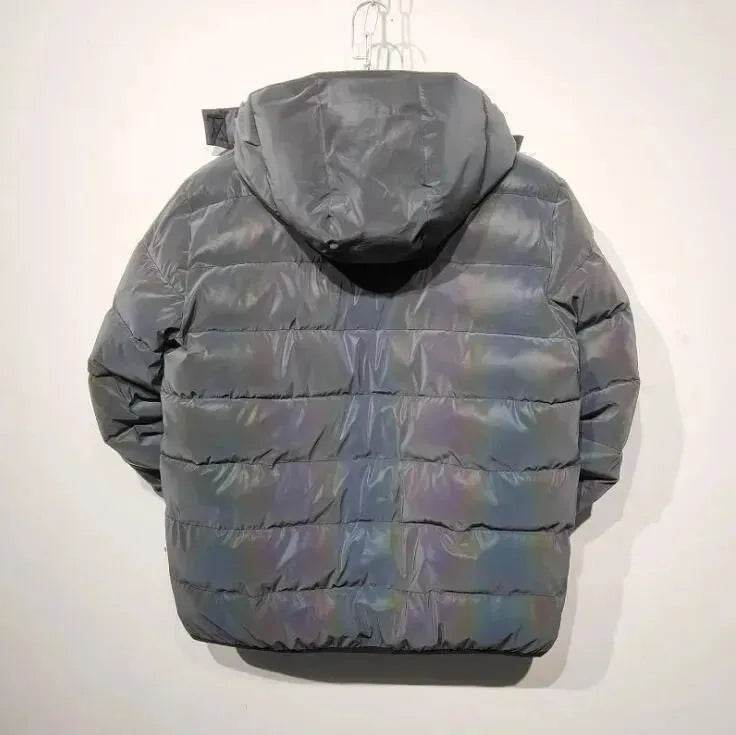 Rainbow reflection winter Puffer coat Unisex - EX-STOCK Canada