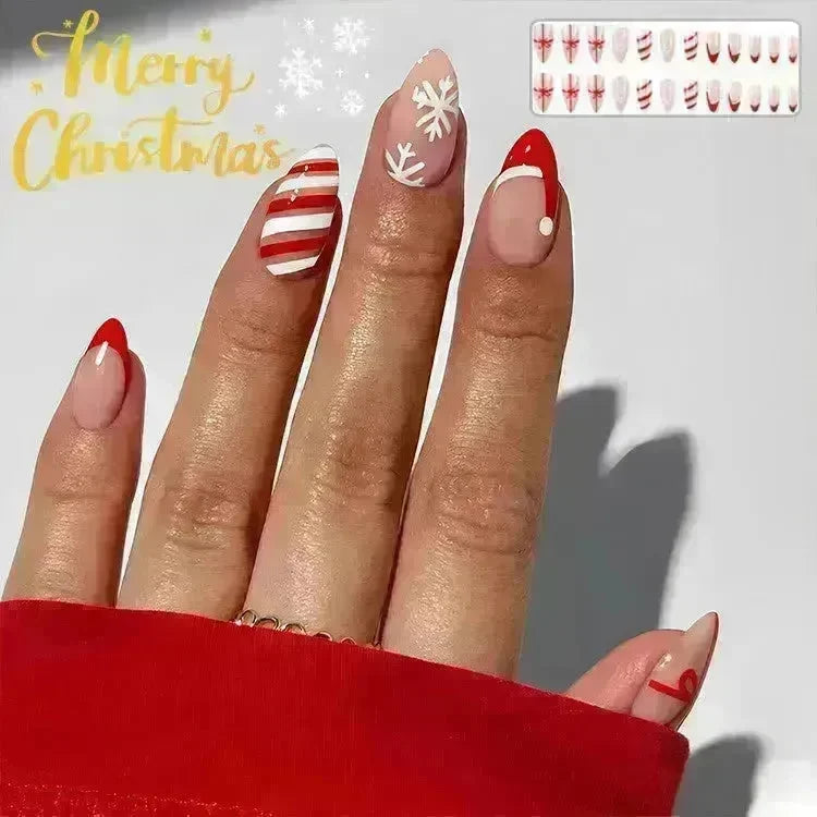24pcs Christmas False Nail Decal stickers - EX-STOCK CANADA