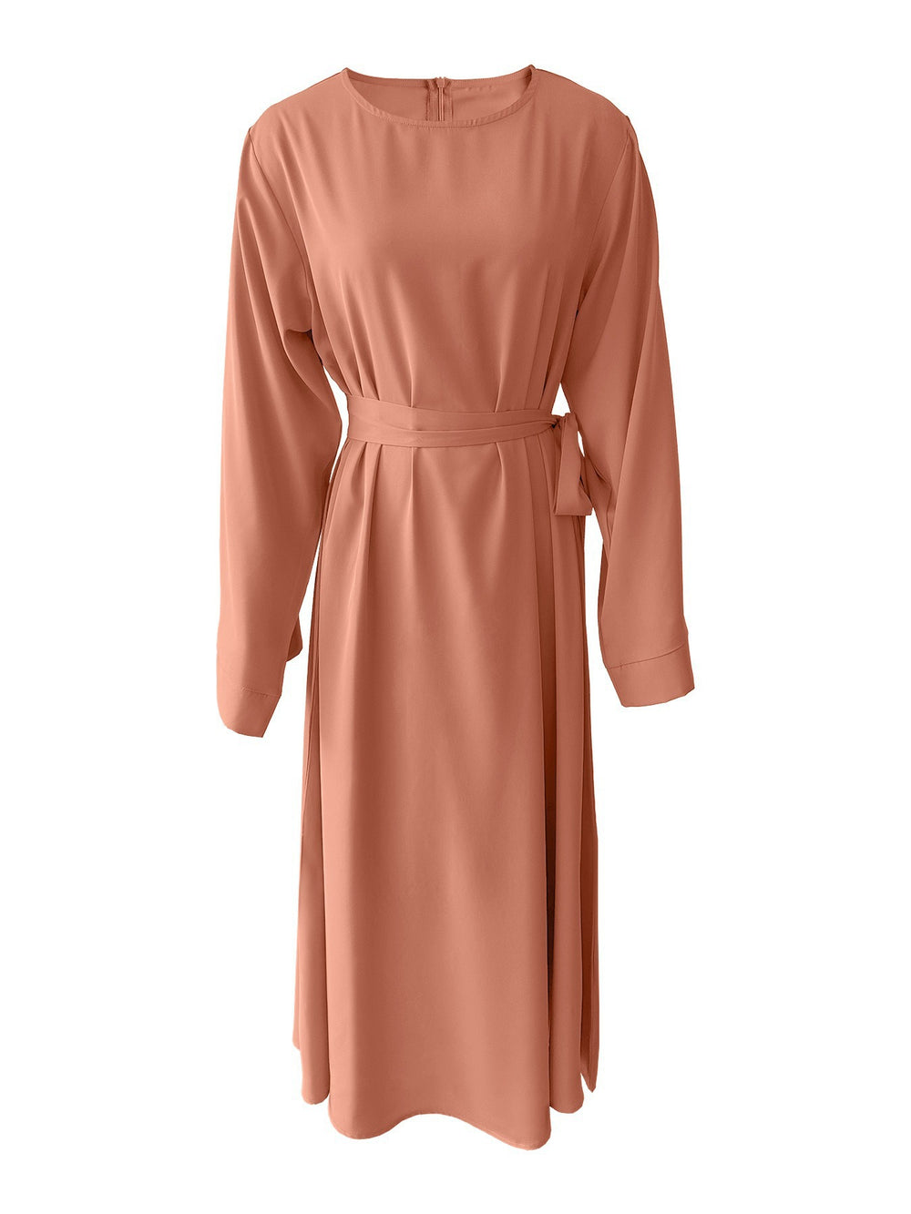 Robe musulmane grande taille à lacets pour femmes - EX-STOCK Canada