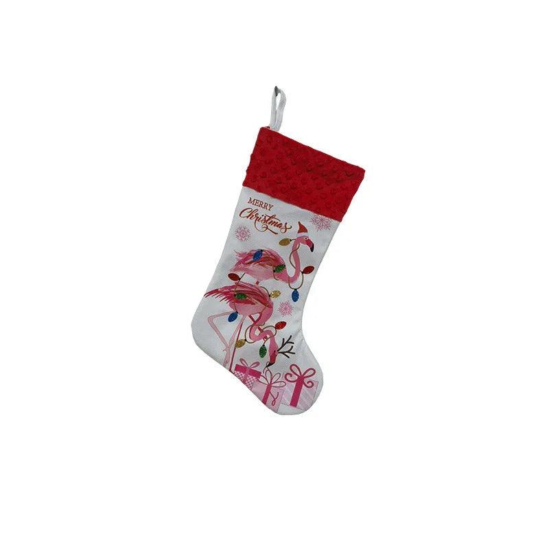 Pendentif de décoration de vacances bas de Noël flamant roseEX-STOCK Canada