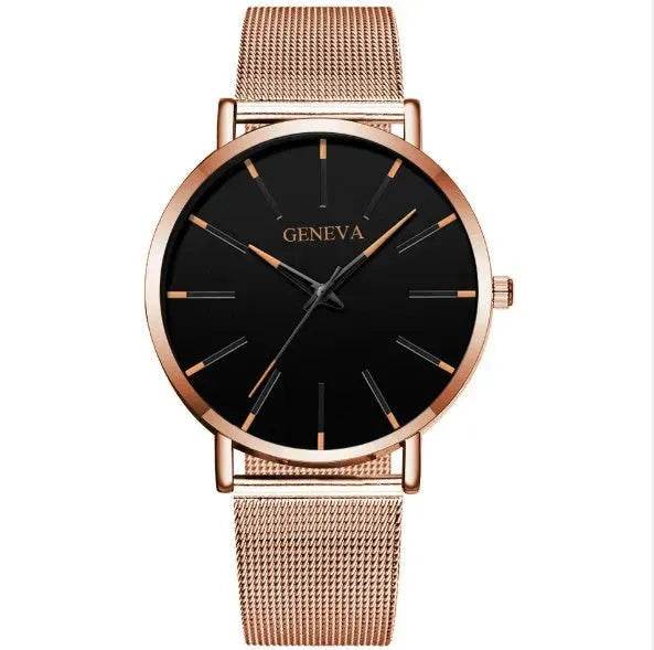 Mesh strap quartz watch - EX-STOCK Canada