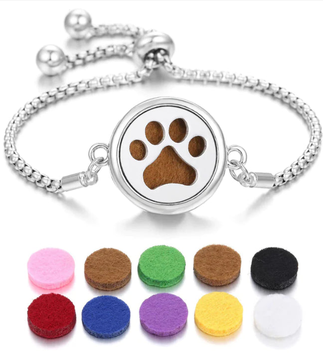 Bracelet d'aromathérapie kaléidoscope 2024 Nouveau Parfum Diffuseur d'huile essentielle Médaillon Bracelet Charms Bijoux diffuseur d'arôme pour femmes - EX-STOCK Canada