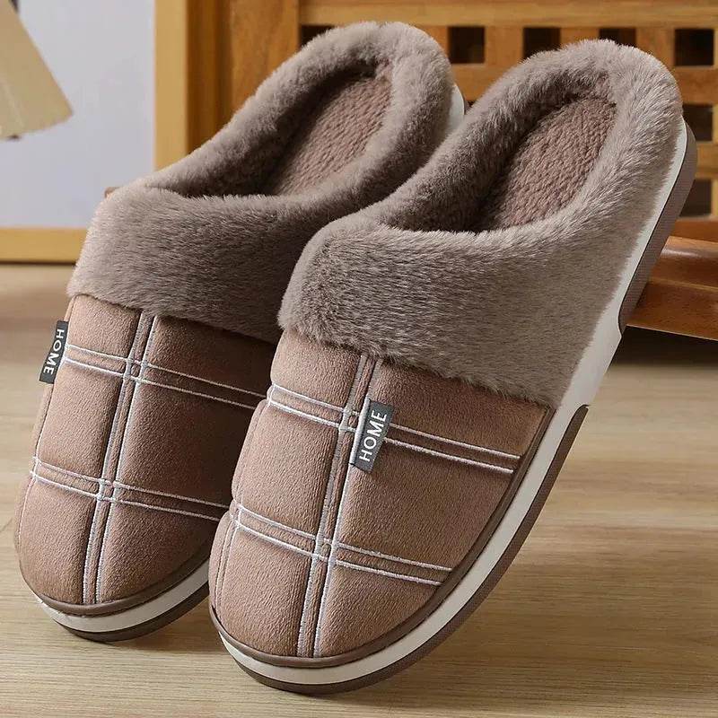 Winter Warm Slugged Bottom Plush Slippers - EX-STOCK Canada