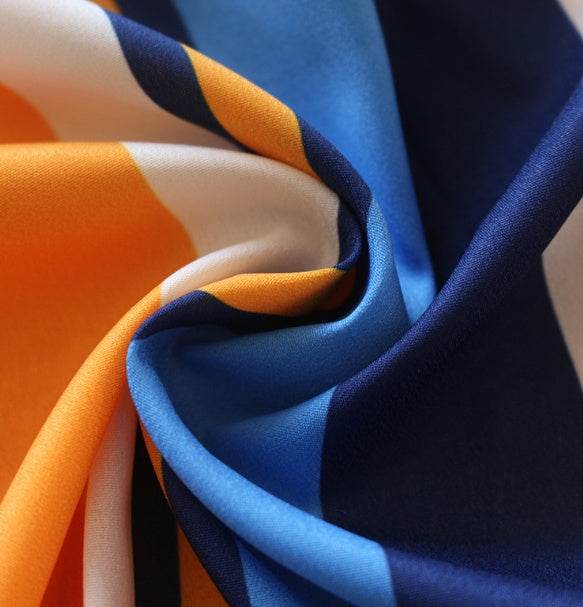 Stripe Shirt Women's Dress Spring Summer Chiffon V-neck Sexy Maxi Dresses Sexy Elegant Casual Girl Lace Women Long Sleeve - EX-STOCK Canada