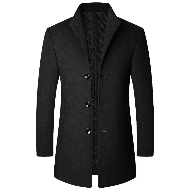Autumn And Winter Casual Woolen Coat Men | EX-STOCK product gallery photo 5