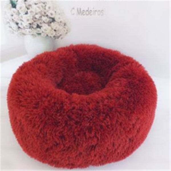 Round Long Hairy Autumn And Winter Nest Pad Cat Mattress - EX-STOCK Canada