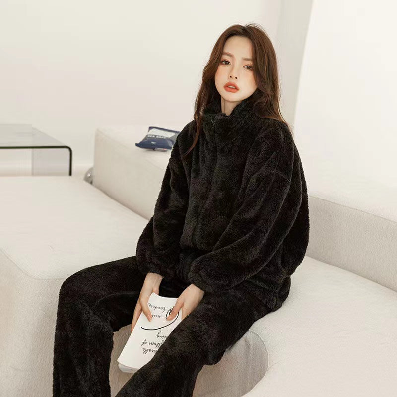 Coral Velvet Home Dress Flannel Pajamas EX-STOCK Canada