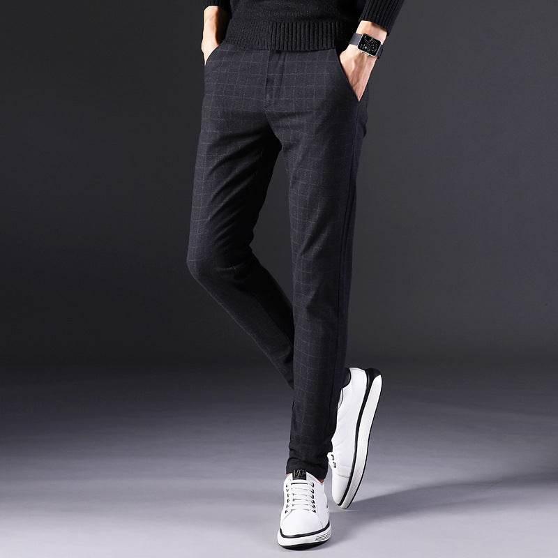 Men's Fashion And Comfort Slim Straight fit suit Trousers - EX-STOCK Canada