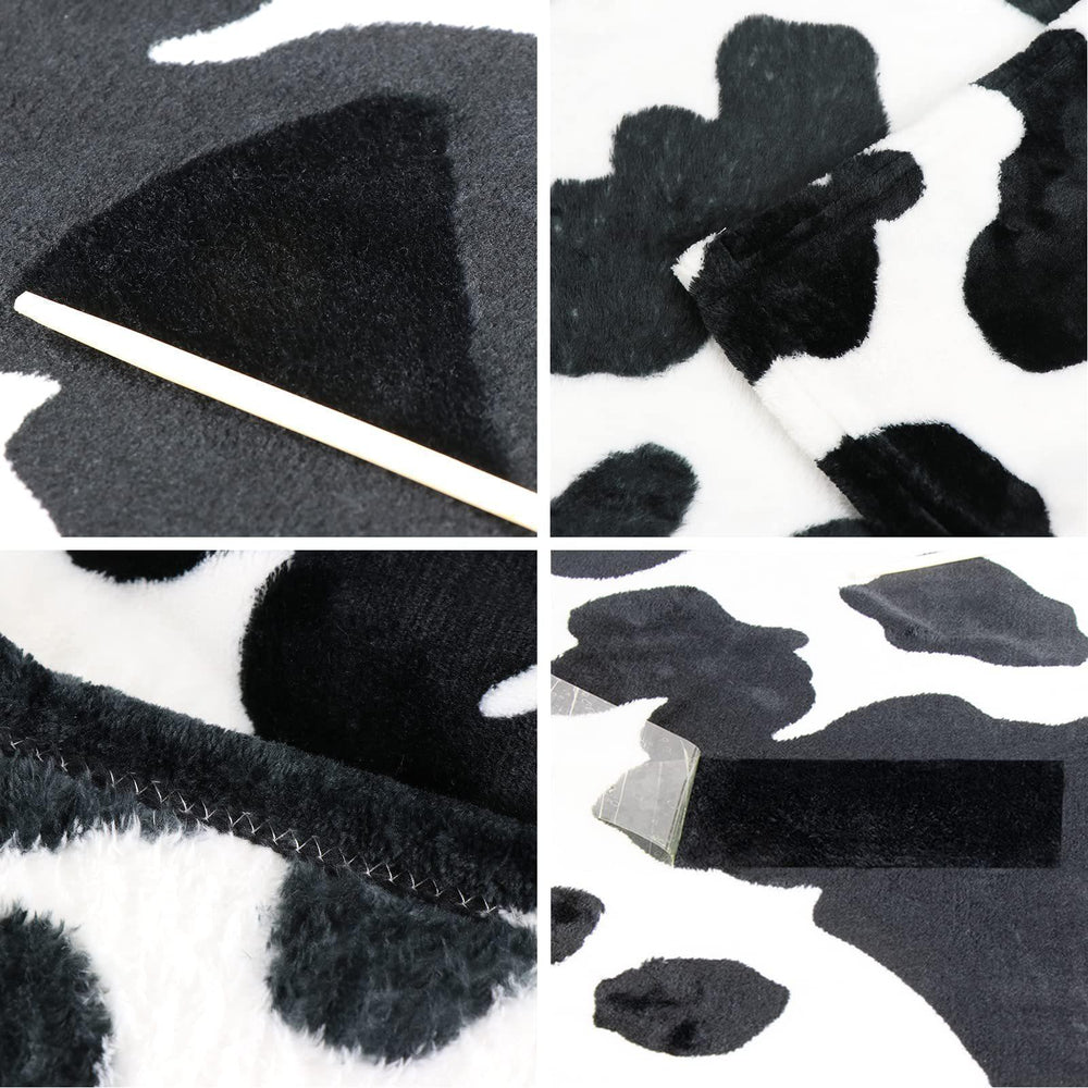 Cow Print Blanket Flannel Blanket EX-STOCK Canada