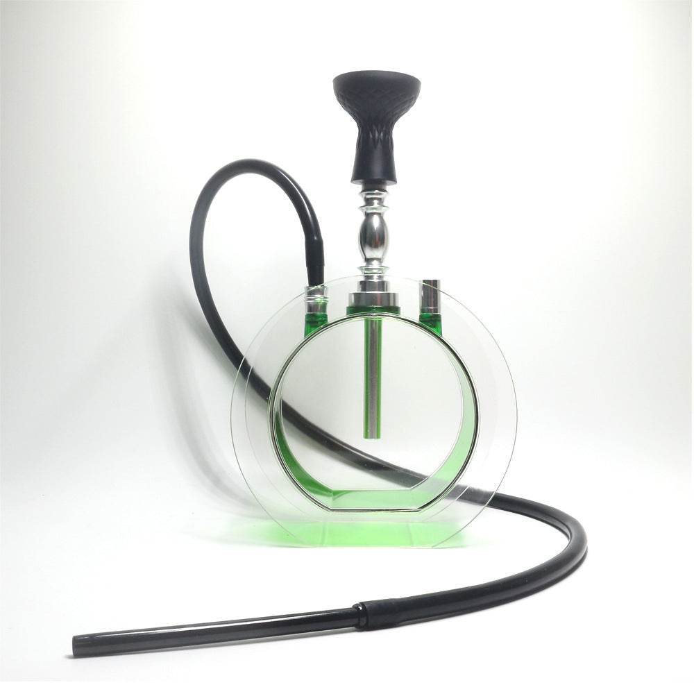 Acrylic round pot hookah set - EX-STOCK Canada