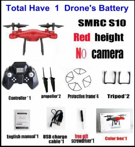 Sales Promotion WiFi 2MP Camera With S10 SMRC FPV Quadcopter Drone Helicopter UAV Micro Remote Control Toy RACER KIT Aircraft EX-STOCK Canada