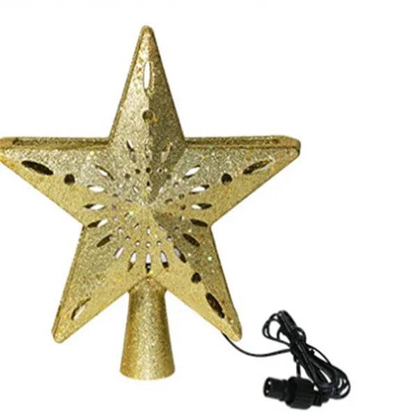 Christmas Tree Top Light Star Snowflake Shape LED Laser Projector Lights Christmas Tree Ornament - EX-STOCK Canada