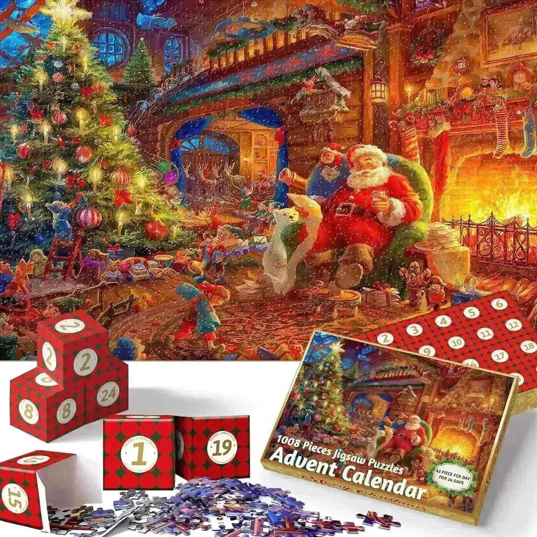Christmas 24-day Countdown Scene Puzzle - EX-STOCK CANADA