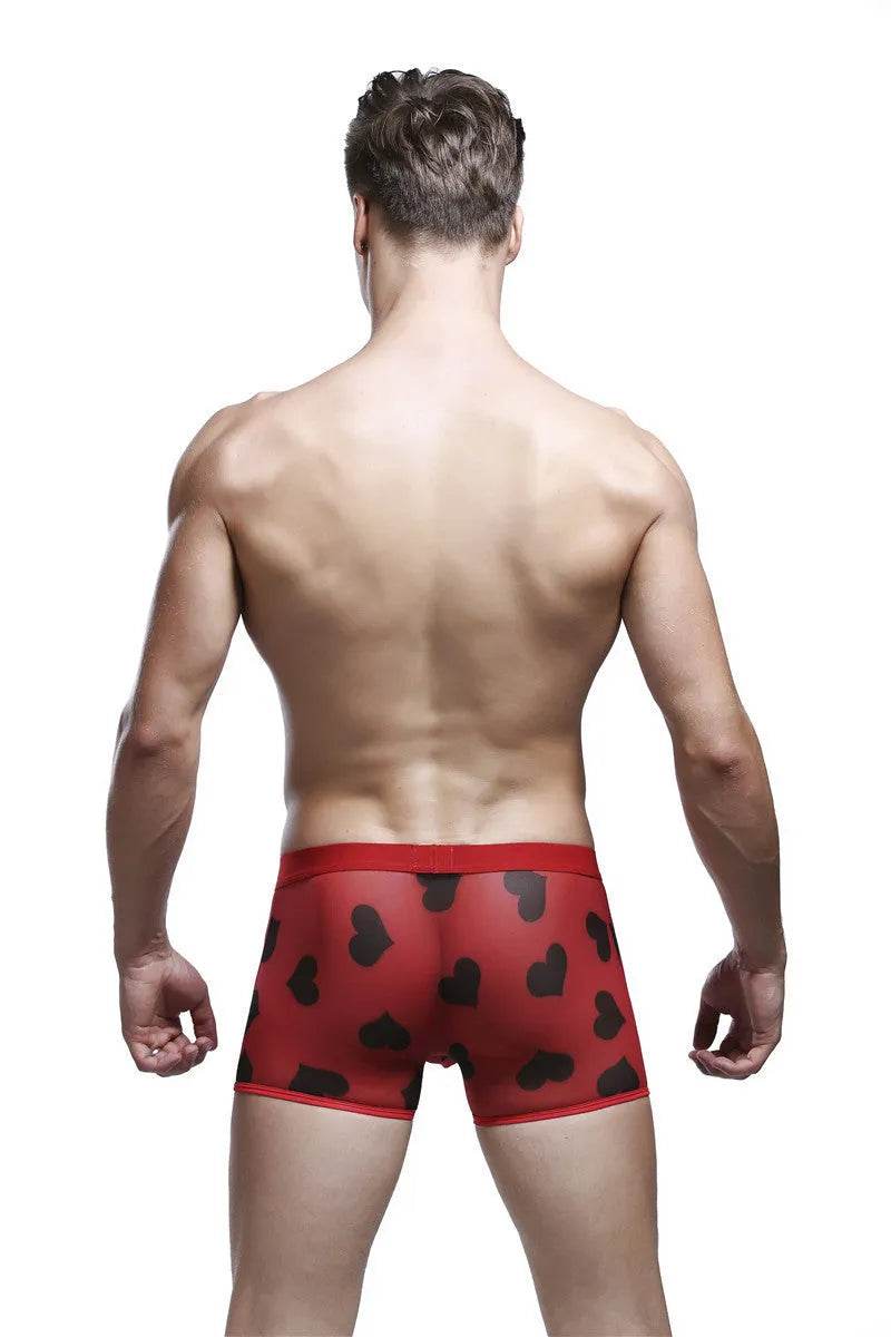 Spandex Mesh Printed Pouch boxer briefs underwear men - EX-STOCK Canada