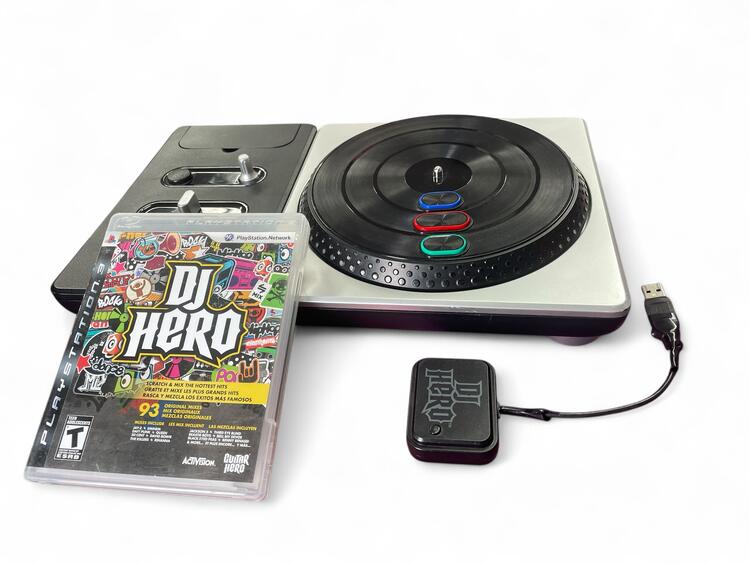 DJ Hero Bundle With Dongle - Tested & Working