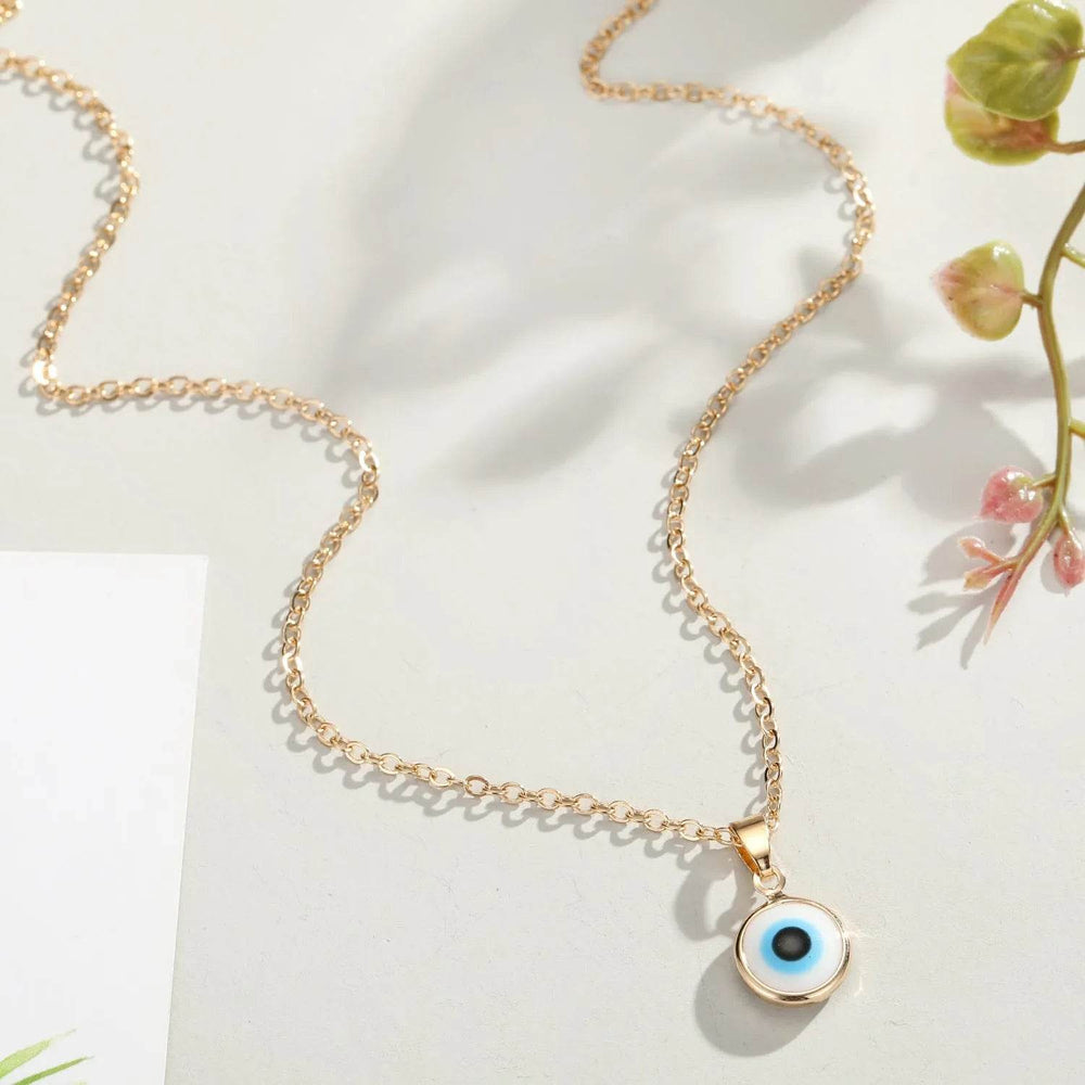 Blue eye pendant Alloy necklace chain Fashion Accessories - EX-STOCK Canada