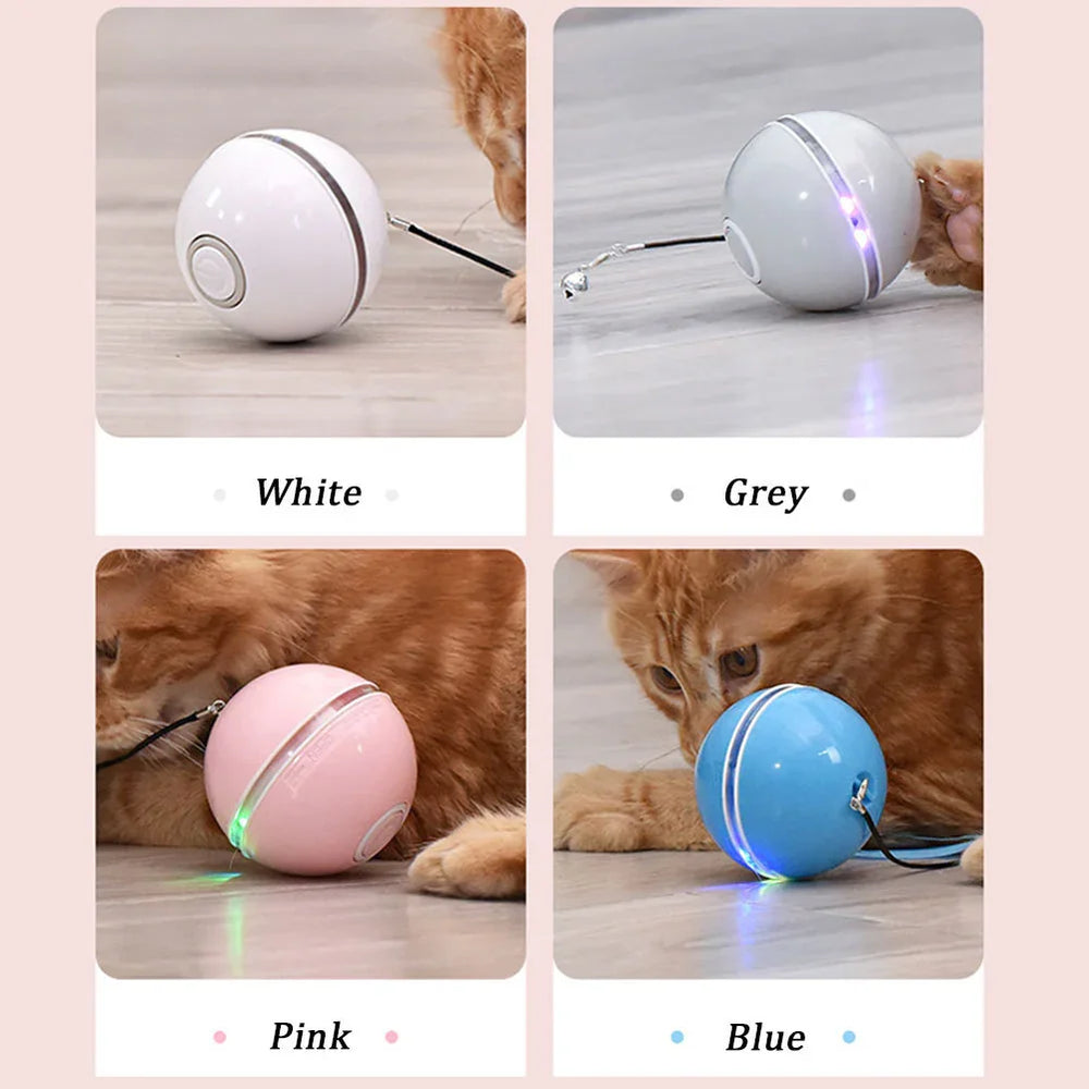Balle de chat drôle avec laser LED coloréEX-STOCK Canada