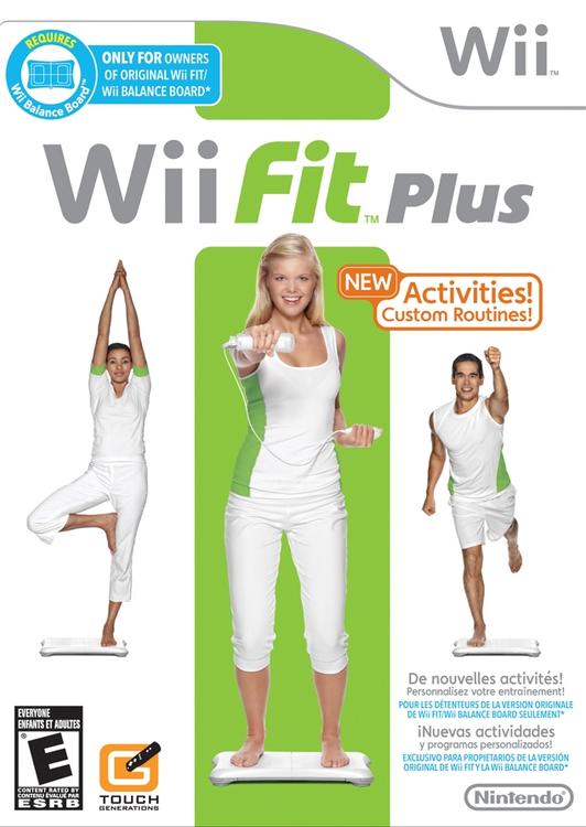 Wii Fit Plus ( Wii balance board not includes but required )