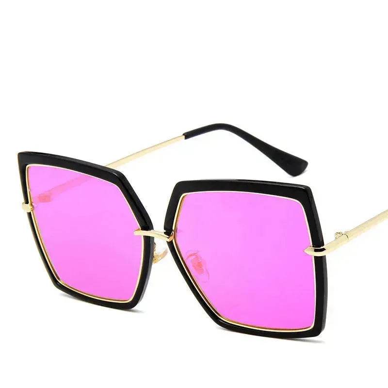 Reflective Fashion metal retro sunglasses for Women - EX-STOCK Canada