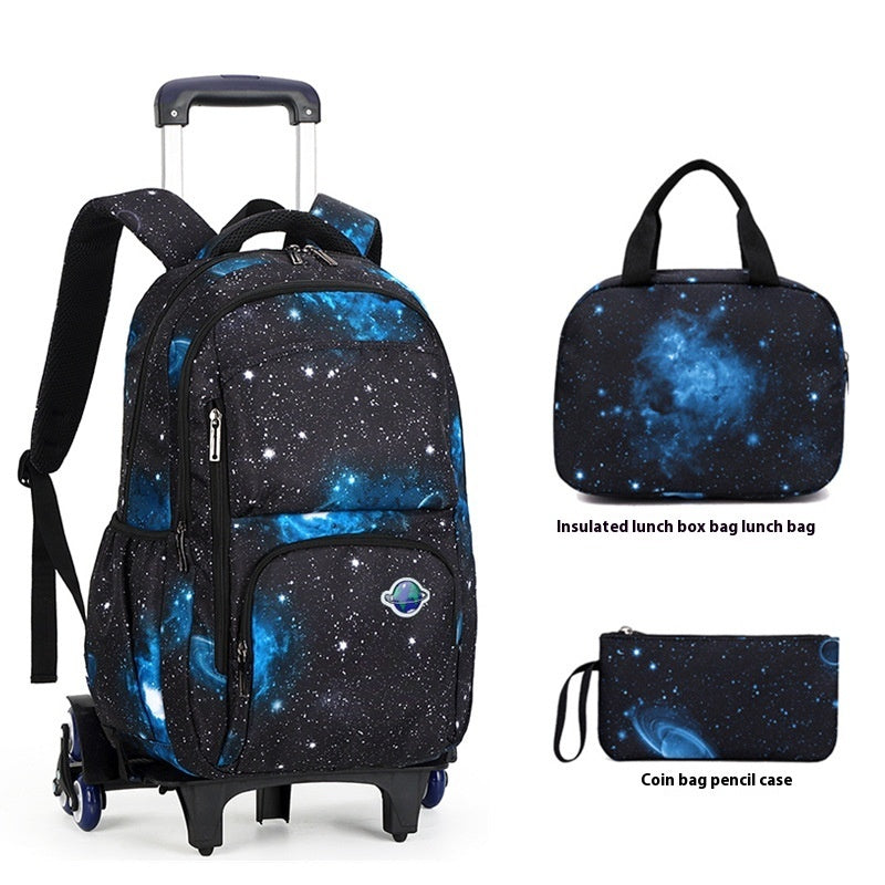 Schoolbag Climbing Stairs Large Capacity Fashion Multi-layer Breathable Backpack | EX-STOCK Canada
