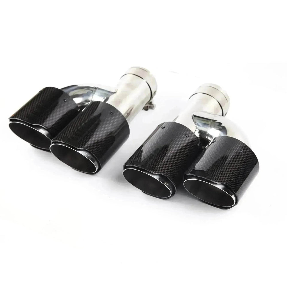 Four-outlet Double-tail Stainless Steel Exhaust Pipe - EX-STOCK Canada