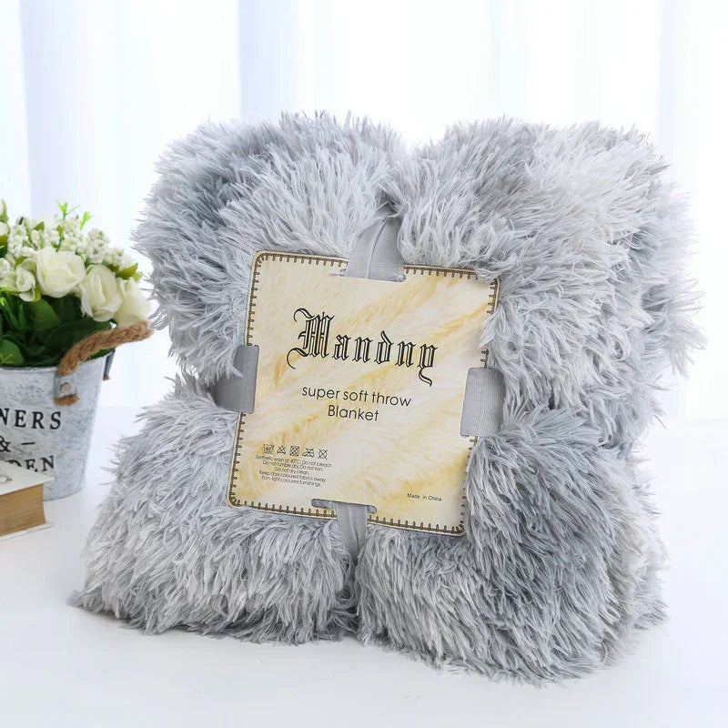 Plush Blanket Double-layer Blanket Multifunctional EX-STOCK Canada