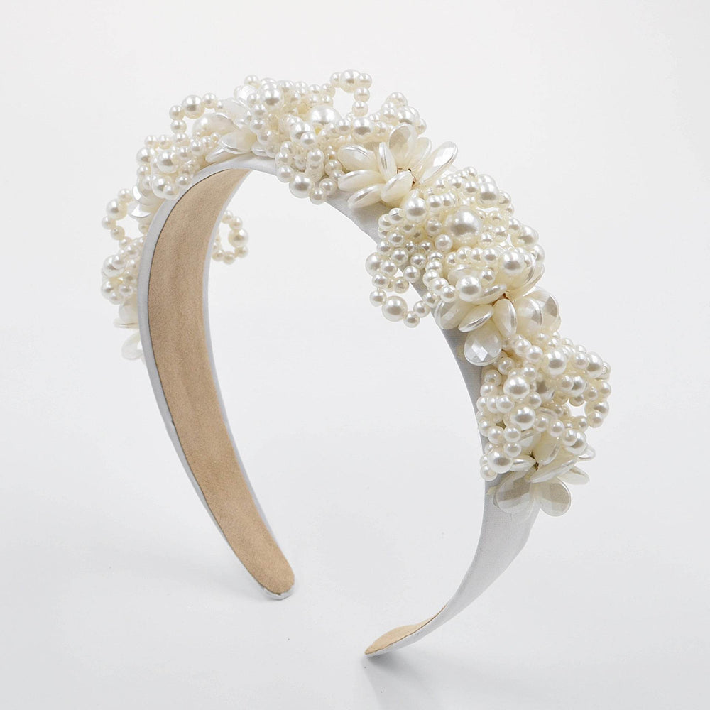 Elegant Baroque Rhinestone Pearl Headband - EX-STOCK Canada