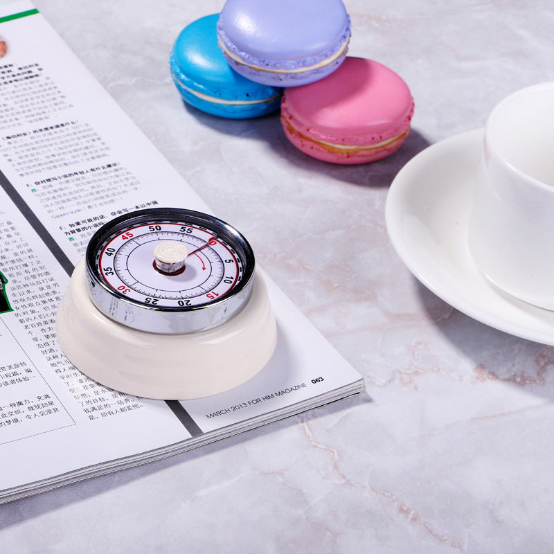 Stainless Steel Mechanical Kitchen Timer Magnet Round Shape Novelty Countdown Cooking Clock Alarm EX-STOCK Canada