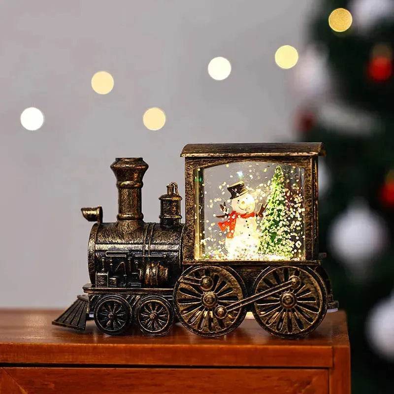 Christmas Gift Train Decoration Small Night Lamp - EX-STOCK Canada