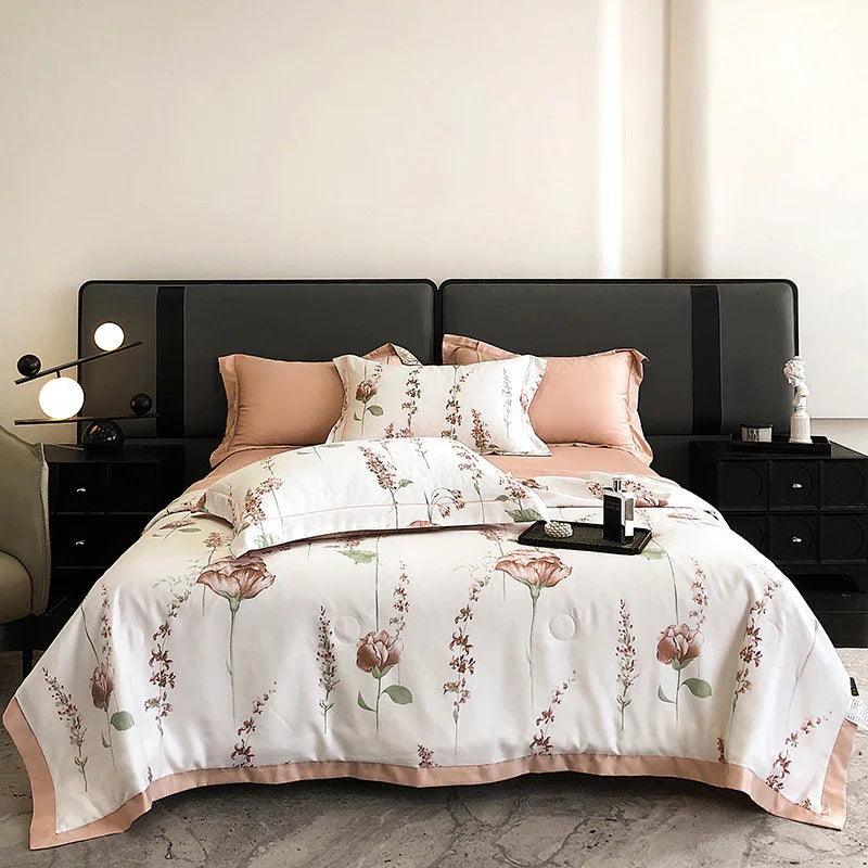 Housse de couette rafraîchissante d'été en Tencel lavable et aéréeEX-STOCK Canada