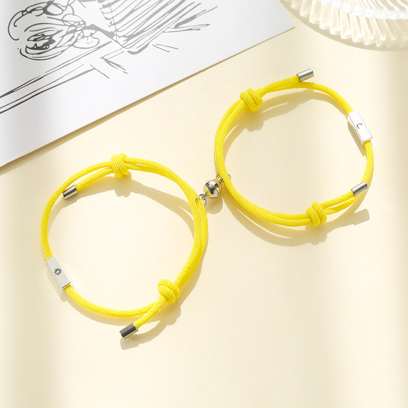 Alloy Sun And Moon Couple Bracelets A Pair - EX-STOCK Canada