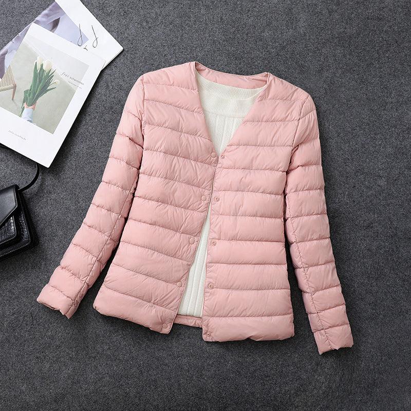 Women's Lightweight Short Inner-wear Round-neck Thermal Jacket - EX-STOCK Canada