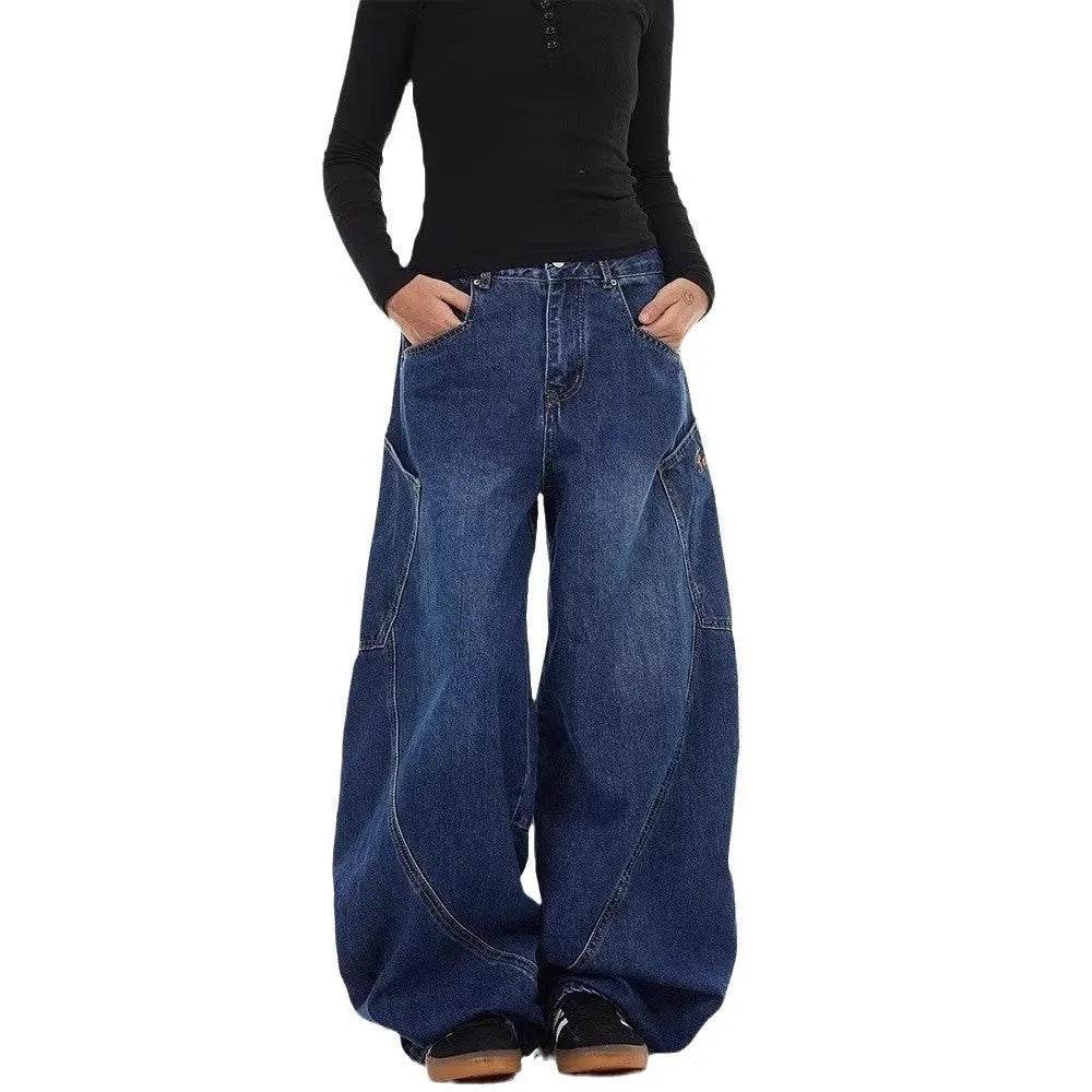 Design Large Pocket Machete Baggy Jeans Pant For Men And Women - EX-STOCK Canada