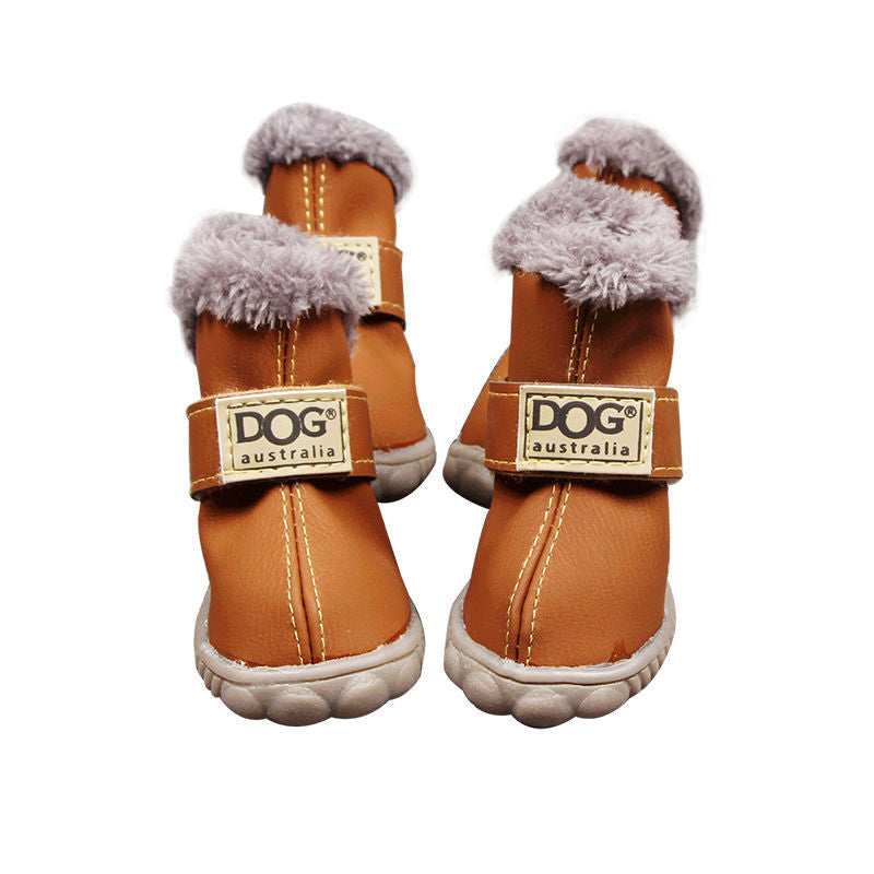 Dog Thick Snow Boots Keep Warm Teddy Autumn And Winter VIP Shoes EX-STOCK Canada