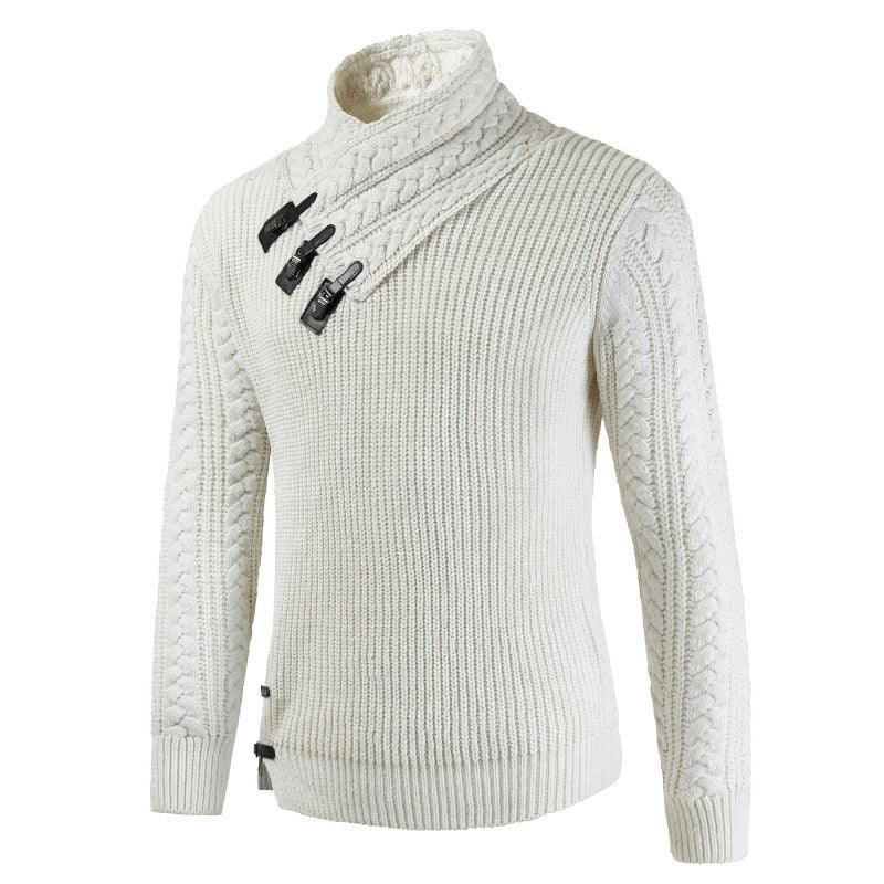Men's Scalp Button Irregular Long Sleeve T-Shirt EX-STOCK Canada