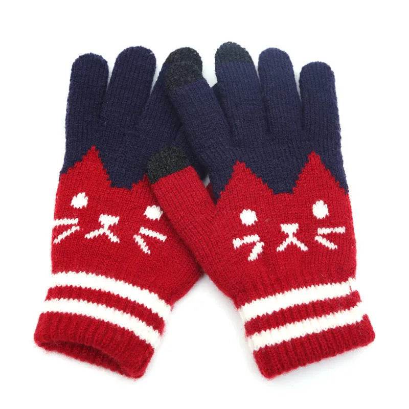 Couple knitted gloves touch screen gloves - EX-STOCK Canada