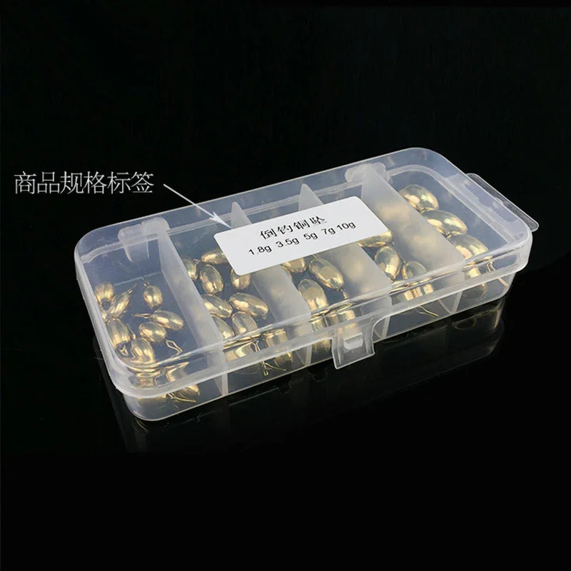 Inverted Fishing Copper Sinker Set Lead Sinker Copper Sinker EX-STOCK Canada