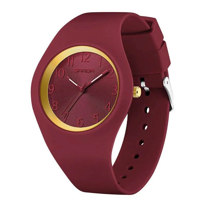 Student Thin And Light Silicone Strap Waterproof Simple Fashion Electronic Watch - EX-STOCK Canada