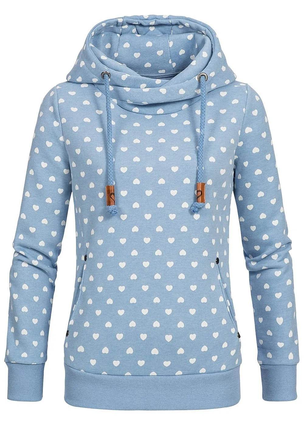 Women Printed loose hooded sweatshirt - EX-STOCK Canada