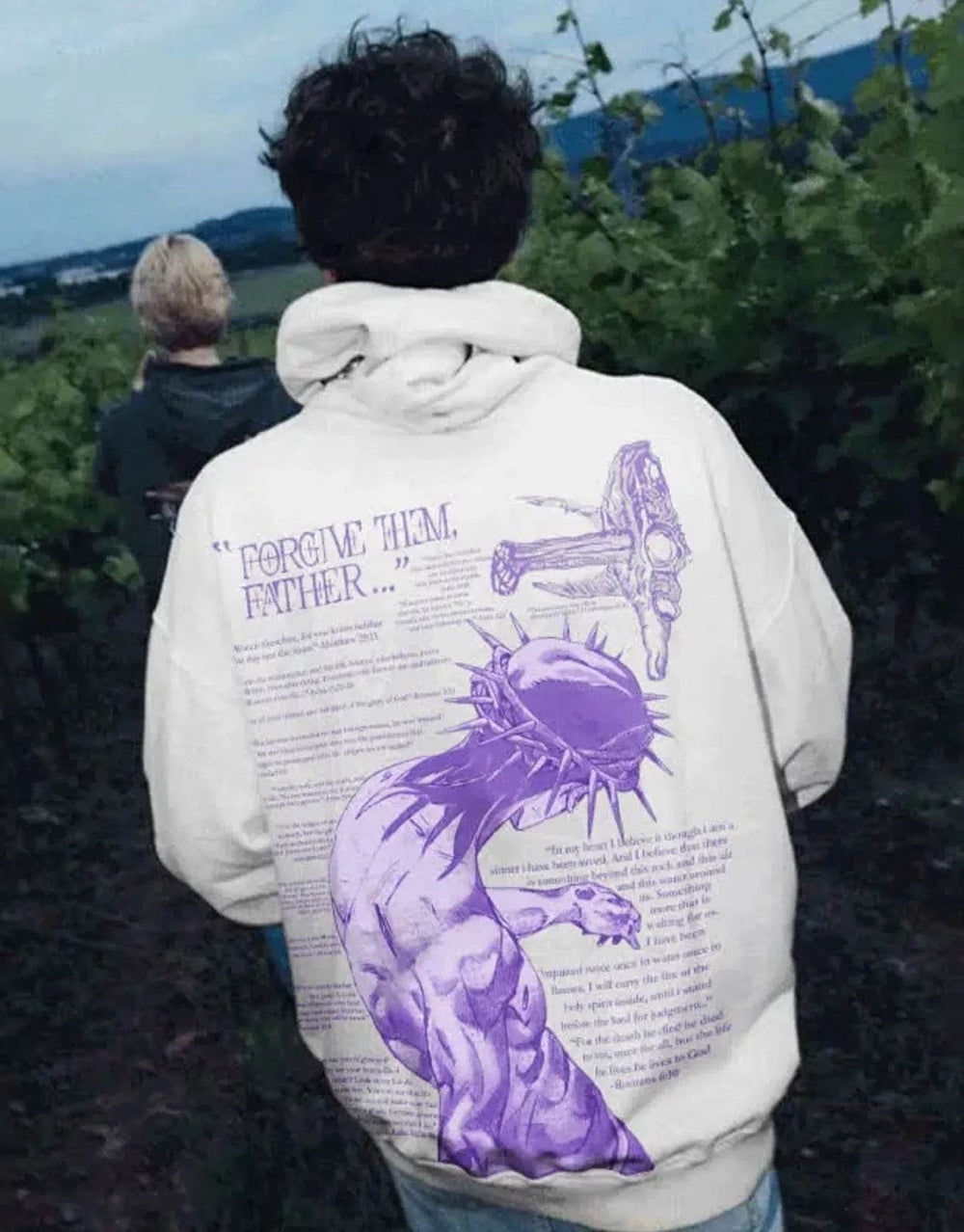 Men's Casual Printed Oversized Hoodie Sweatshirt Hip Pop Streetwear - EX-STOCK Canada