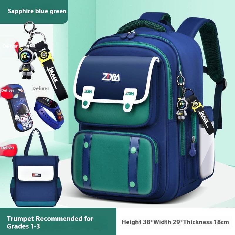 Elementary School Spine Protection Backpack Water resistant School bag - EX-STOCK Canada