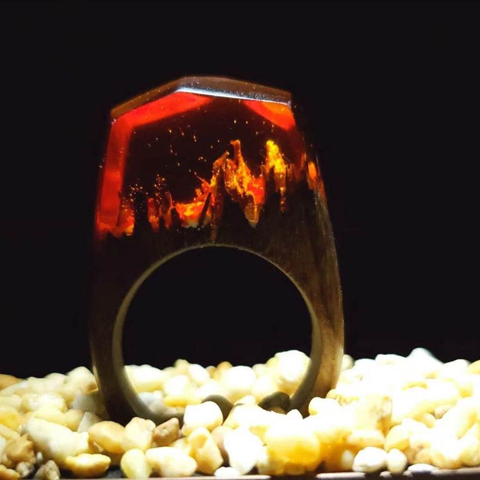 Resin wood ring - EX-STOCK Canada