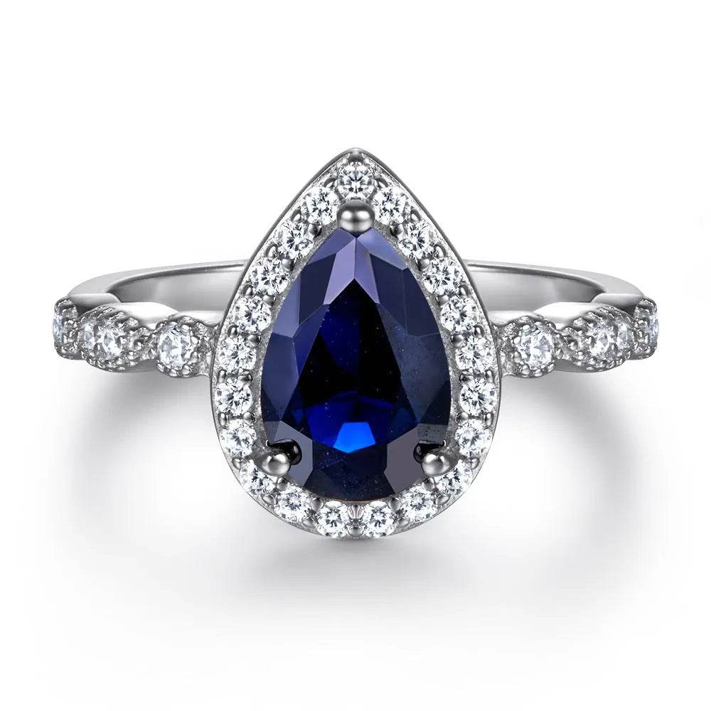 Fashion Ring Set Ladies 925 Sterling Silver Combination Wedding Ring women - EX-STOCK Canada