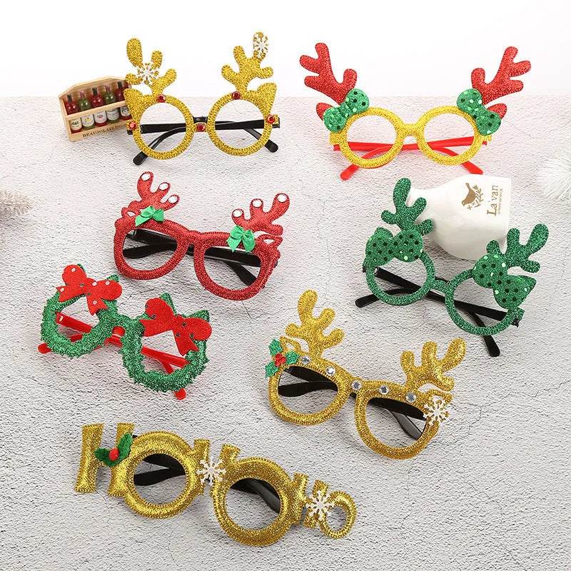 Party Christmas Children's Toys Christmas Luminous Glasses Frame - EX-STOCK Canada