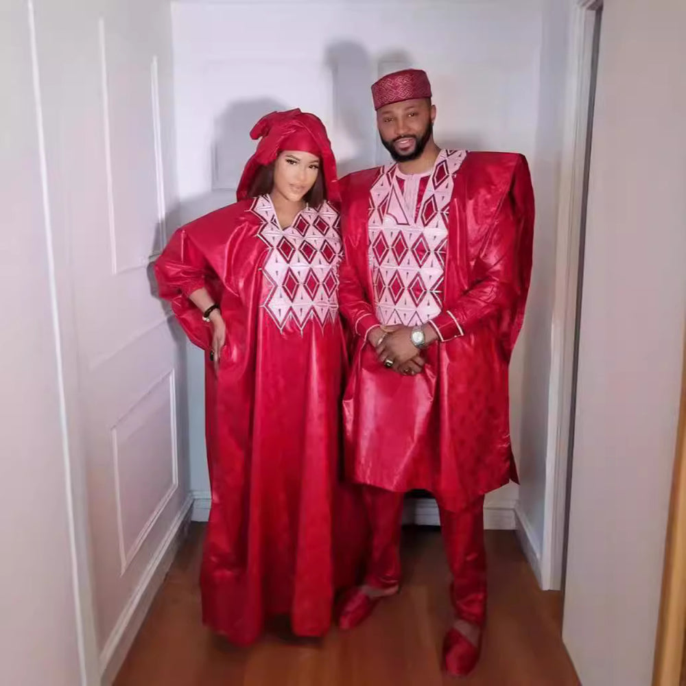 Embroidered Robe Solid Color Arabic Dubai Muslim Women Dress - EX-STOCK Canada