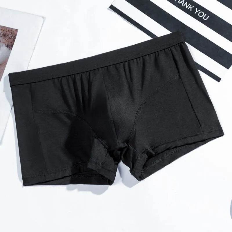 Men's Underwear Plain Cotton Boxer Short Breathable U Convex - EX-STOCK Canada