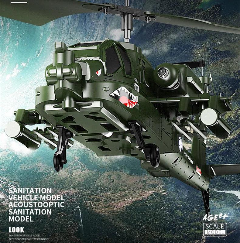 Fighter anti-fall remote control helicopter drone Apache aircraft toy EX-STOCK Canada