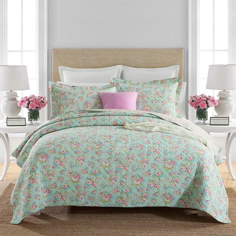 Bedspread Pure Cotton Summer Cooling Duvet Airable Cover Bed Three-piece Set EX-STOCK Canada