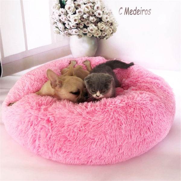 Round Long Hairy Autumn And Winter Nest Pad Cat Mattress - EX-STOCK Canada
