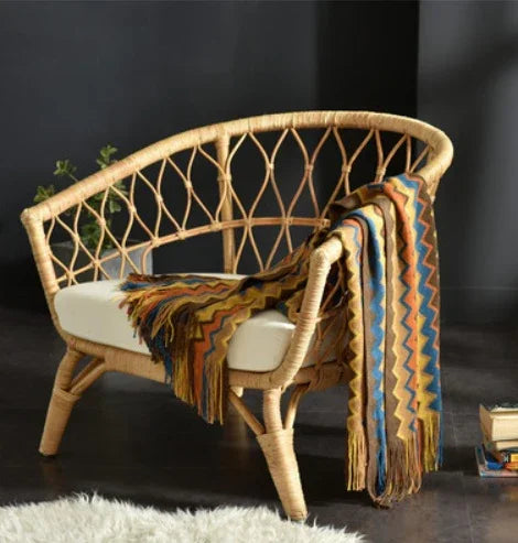 Petit plaid en tricot à franges, couverture pour sieste, couverture de canapéEX-STOCK Canada